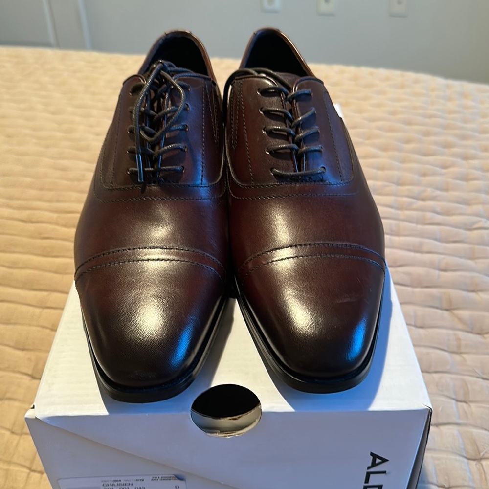 Dark brown Oxford shoes from Aldo